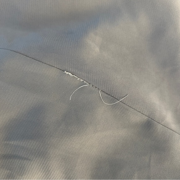 Thyme Maternity Soft Gray Embroidered Top Size S - Picture 6 of 9